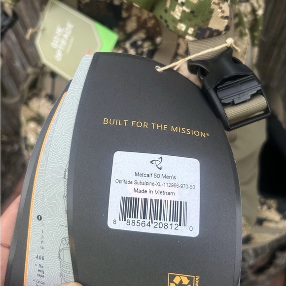 New Mystery Ranch Metcalf 50 Backpack W/ Frame Optifade Subalpine Camo Mens L/XL - Picture 10 of 16